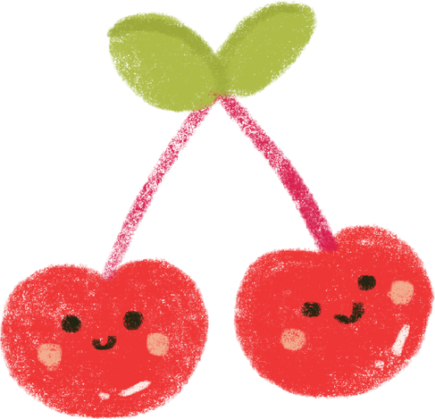 Cute Cherry Fruit Mascot